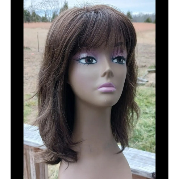 Mane Attraction by Henry Margu Glamour Cocoa Synthetic Wig Average Bangs main image 9